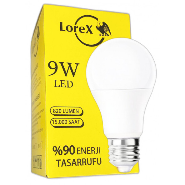 LOREX LR-LA9 LED Ampul , 9W