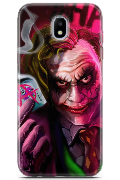 Samsung Galaxy J7 Pro Uyumlu Kılıf Dc 23 Joker Kart Telefon Kabı Çok Renkli - 1