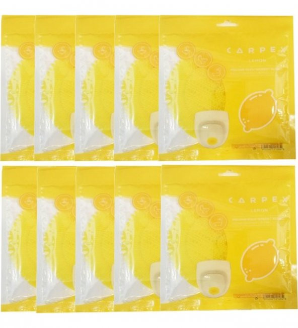 Carpex Pisuvar Koku Giderici Süzgeci Limon Kokulu 10' Lu Set