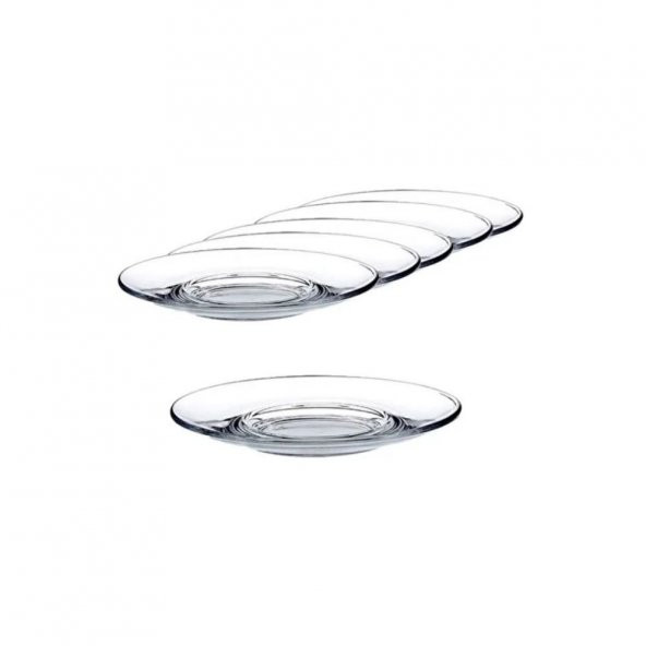 Paşabahçe 54391 V Block Heybeli Çay Tabak 12 Adet - 2