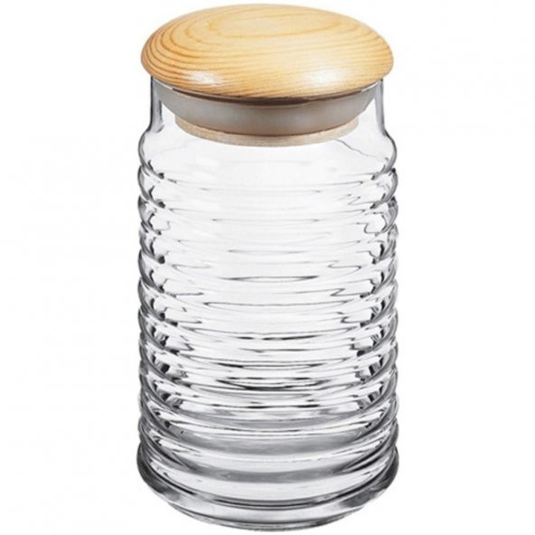 Paşabahçe 43173 Ahşap Kapaklı Kavanoz 4 Adet - 2