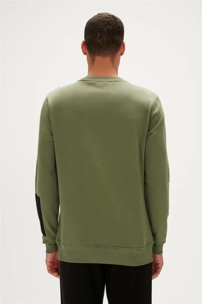 Bad Bear BE COOL CREWNECK Erkek Sweatshirt Yeşil S-XXL - 6