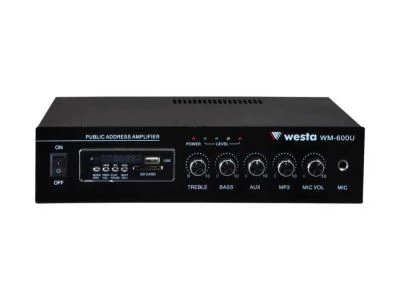 80 Watt USB/MP3 Hat Trafolu LCD Ekran Mikser Amplifier