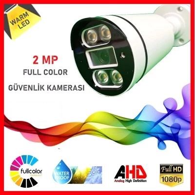 2 MP 1080P WARM LED RENKLİ GECE GÖRÜŞLÜ