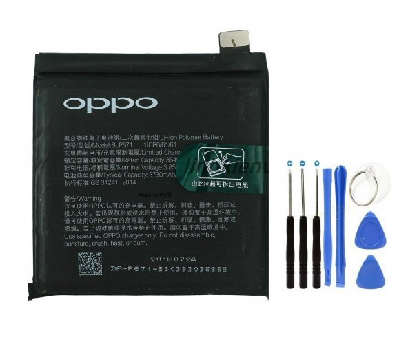 Oppo Find X Find X2 Pil Batarya BLP671 ve Tamir Seti