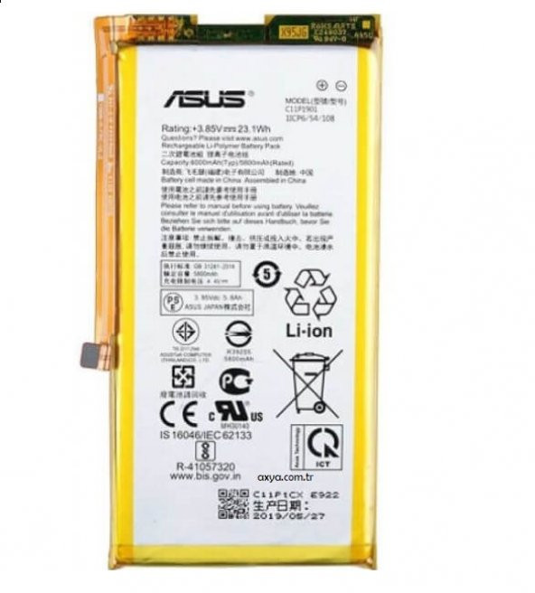 Asus ROG Phone 2 Pil Bataraya ZS660KL C11P1901 5800 mAh