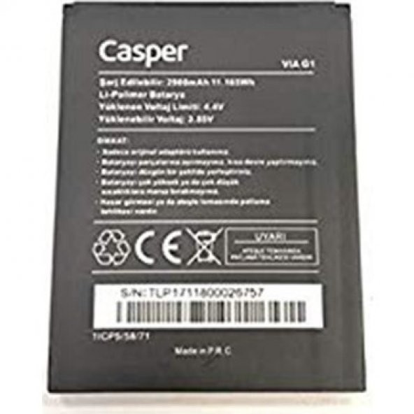 Casper Via G1  Pil Batarya