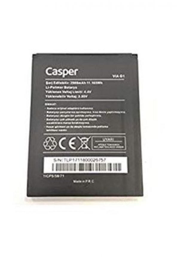 Casper Via G1  Pil Batarya - 2