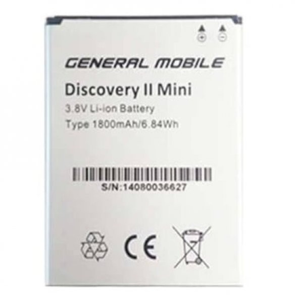 General Mobile Discovery 2 Mini Pil Batarya - 2