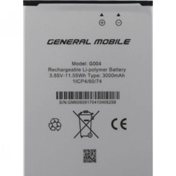 General Mobile Discovery GM6GM6 LİFE Pil Batarya