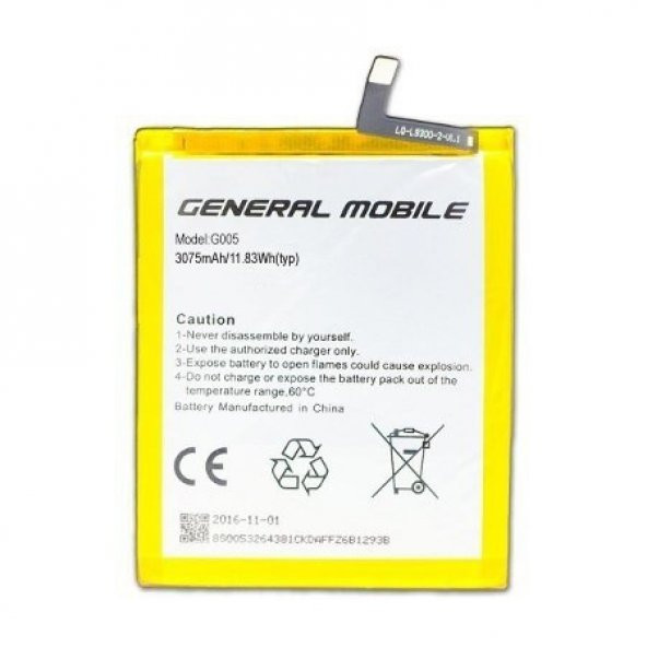 General Mobile Discovery GM8 Pil Batarya