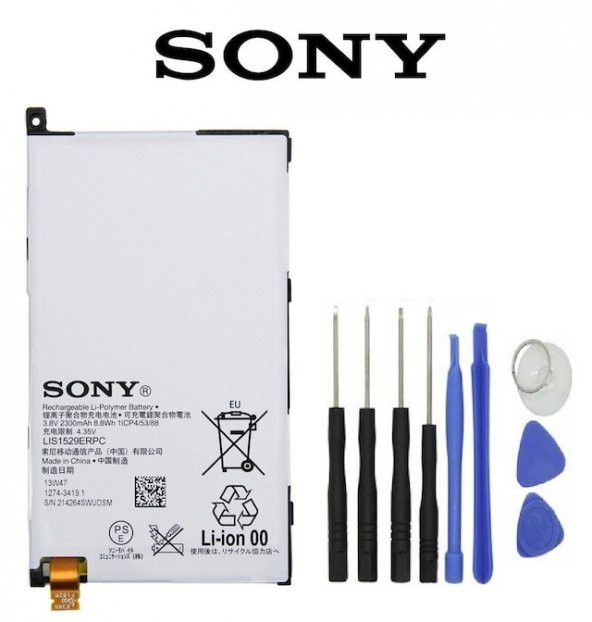 Sony Xperia Z1 Compact Mini Pil Batarya LiS1529ERPC ve Tamir Seti