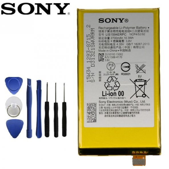 Sony Xperia Z5 Mini Compact Pil Batarya ve Tamir Seti