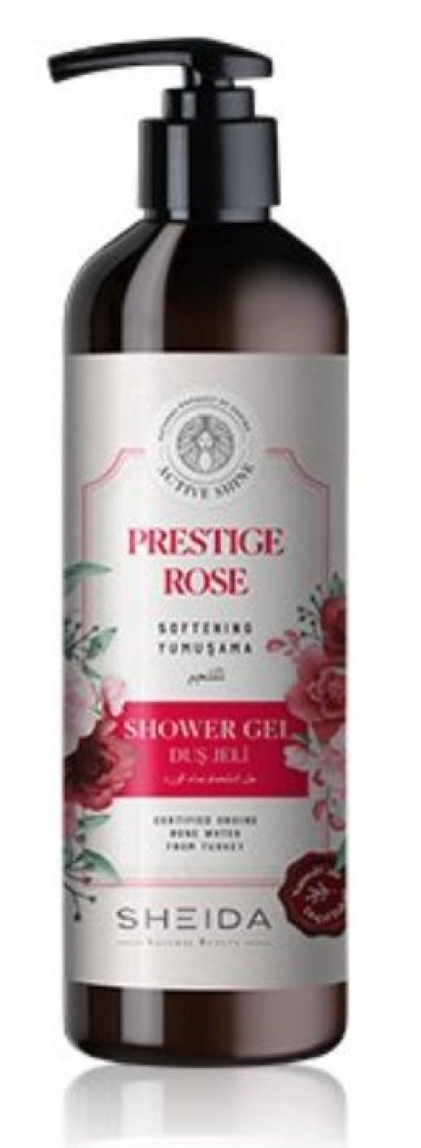 Sheida Prestige Rose Yumuşatma & Nemlendirme Duş Jeli