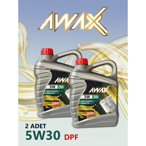 AWAX 5W/30 - 4 Litre 2 Adet (4x2)