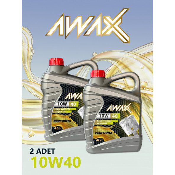 AWAX 10W/40 - 4 Litre 2 Adet (4x2)