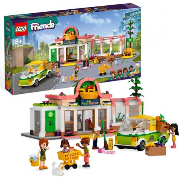 LEGO Friends Organik Manav 41729 (830 Parça) - Resim 3