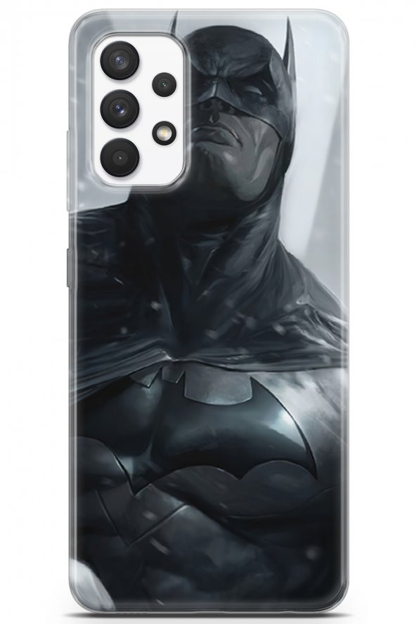Samsung Galaxy A13 4G Uyumlu Kılıf Dc 08 Batman DC Baskılı Kılıf Siyah