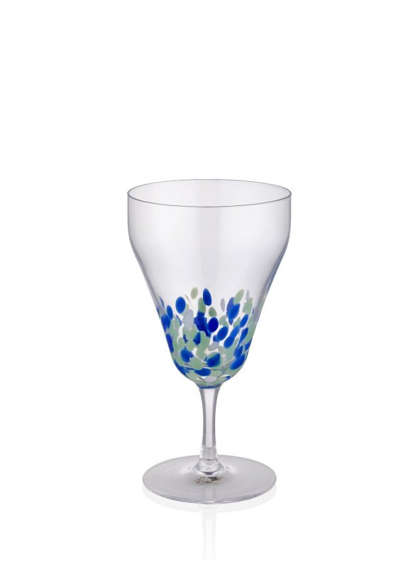 The Mia El Boyaması Şarap Kadehi 300 ml
