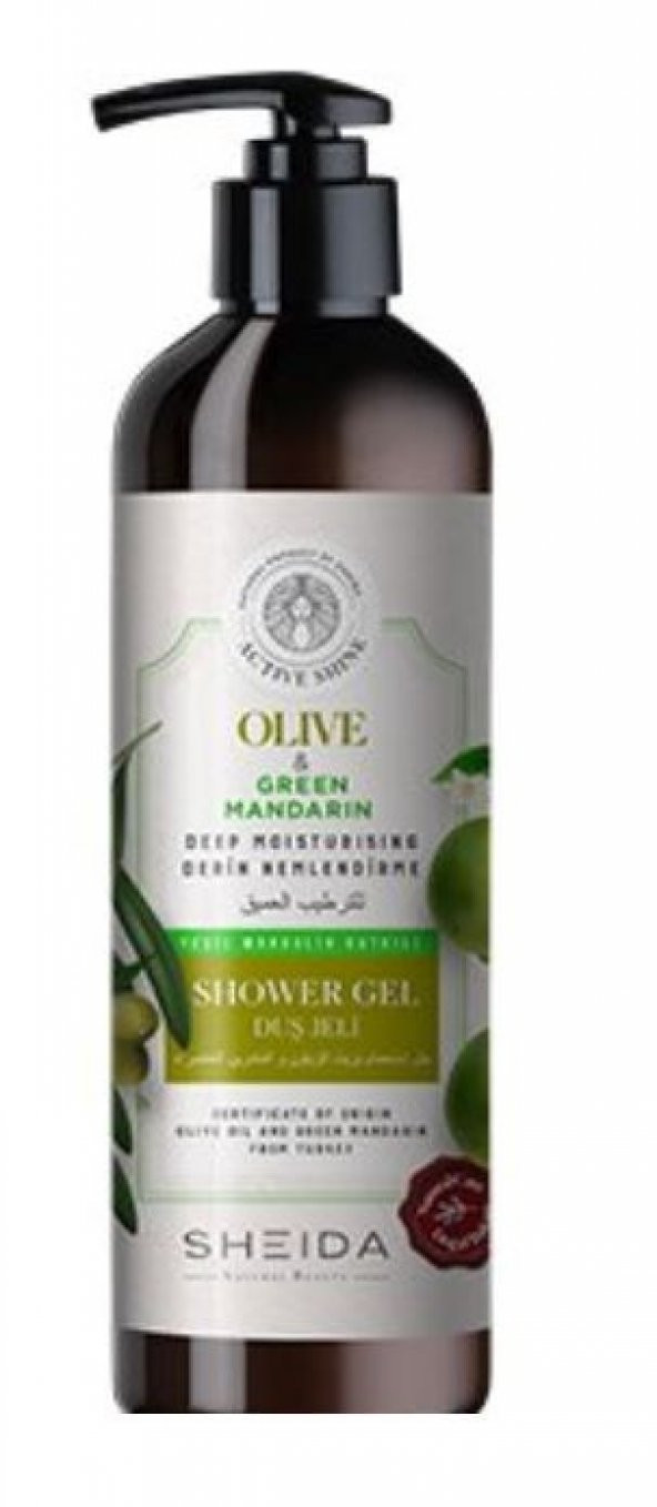 Sheida Olive & Green Mandarin Derin Nemlendirme Duş Jeli
