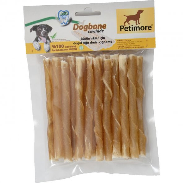 PETİMORE NATUREL BURGU  ÇUBUK ECO 25'Lİ PAKET