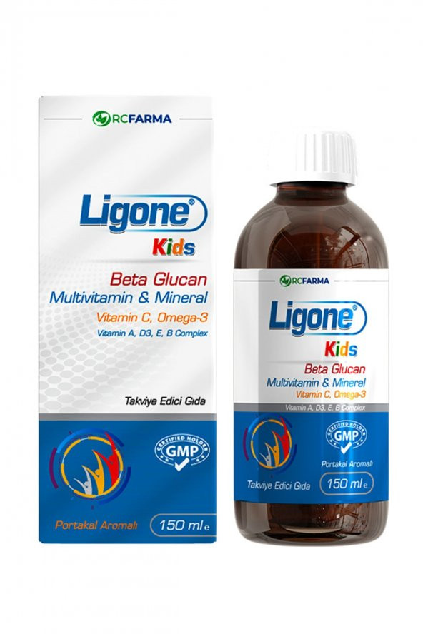 Ligone Kids Beta Glucan Multivitamin Ve Mineral Şurup 150 ml