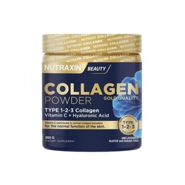 Nutraxin Collagen Powder Tip I-II-III Aromasız 300 Gr-SKT092026