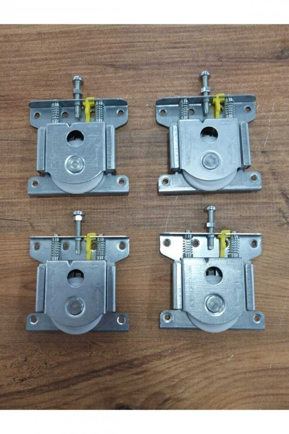 Pkm70 Sürgülü Ray Dolap Kapak Makarası 4lü Set - 1
