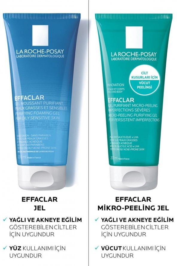 La Roche Posay Effaclar Gel Purifying Micro Peeling 200 ml - 5