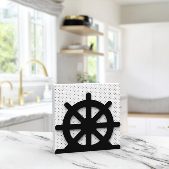 DÜMEN TEMALI METAL PEÇETELİK BLACK - 3