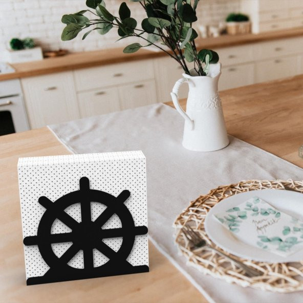 DÜMEN TEMALI METAL PEÇETELİK BLACK - 7