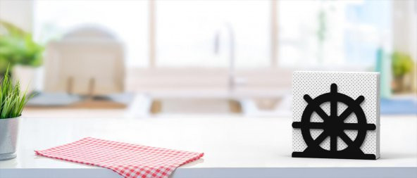 DÜMEN TEMALI METAL PEÇETELİK BLACK - 8