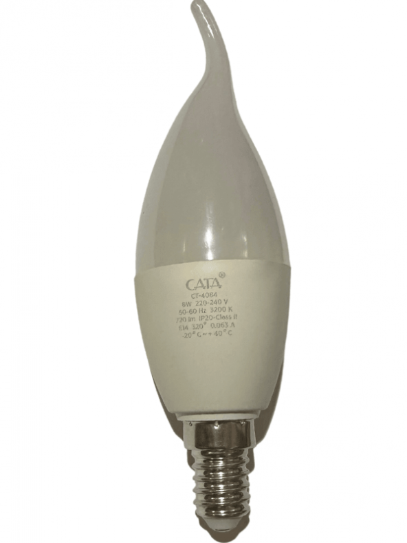 Cata CT-4084 8W 3200K (Günışığı) E14 Duylu Led Kıvrık Buji Ampul - 3