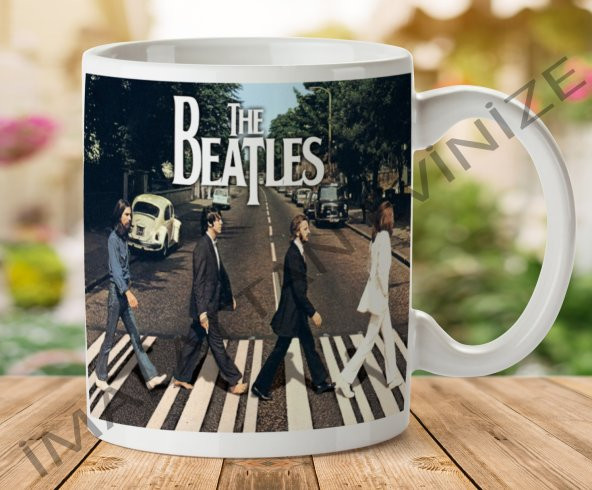 1-045 BEATLES İki Taraf Baskılı Kupa Bardak