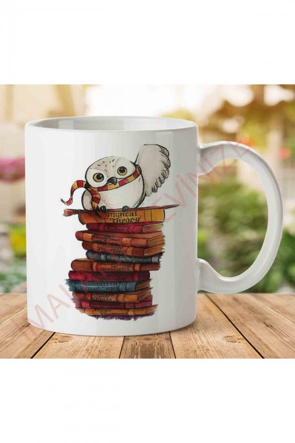 1-1033 Harry Potter Edwiges İki Tarafı Baskılı Kupa Bardak