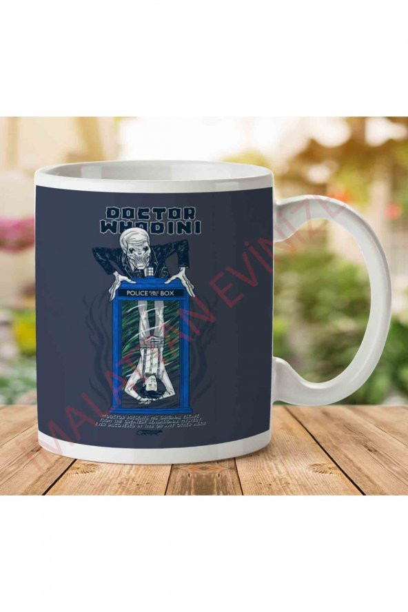 1-1350 Doctor Whodini Houdini Dr Whojpeg İki Tarafı Baskılı Kupa Bardak