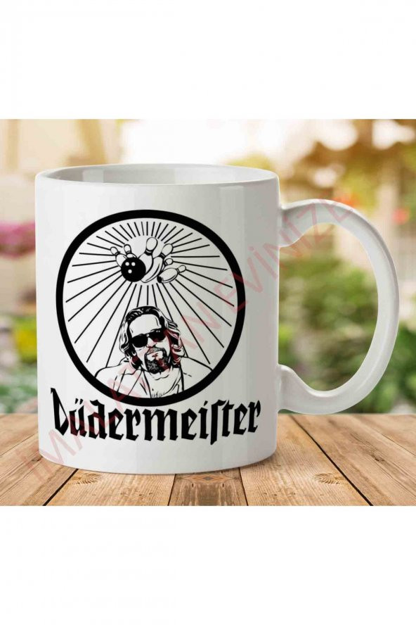 1-1370 Dudermeister The Dude Jagermeister The Big Lebowskijpeg İki Tarafı Baskılı Kupa Bardak