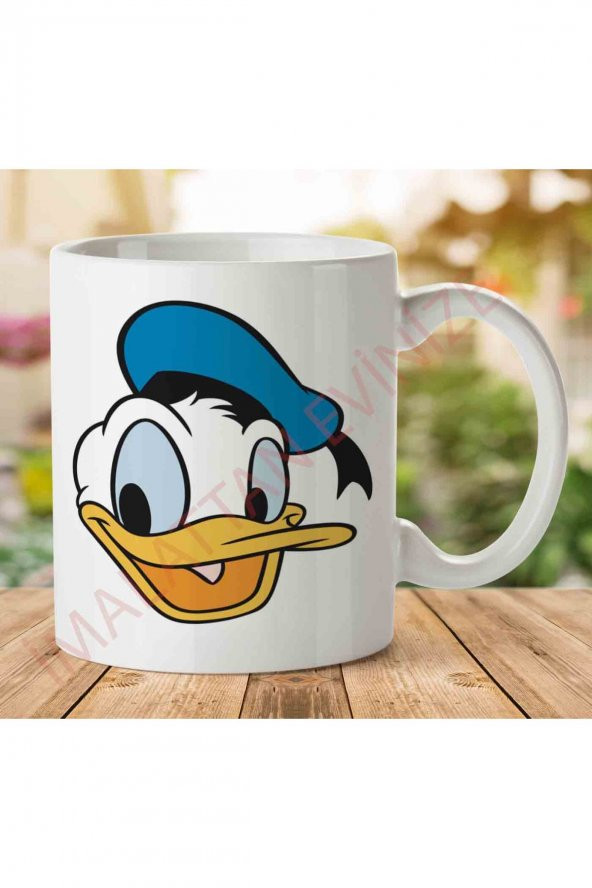 1-1688 Donald Duck İki Tarafı Baskılı Kupa Bardak