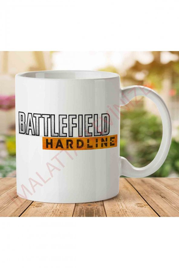1-1695 Battlefield Hardline İki Tarafı Baskılı Kupa Bardak