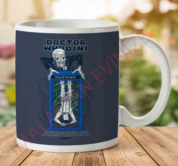 1-1775 Doctor Whodini Houdini Dr Whojpeg İki Tarafı Baskılı Kupa Bardak