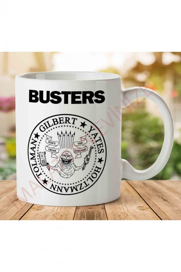 1-1867 Ramones Busters Ghostbusters New İki Tarafı Baskılı Kupa Bardak