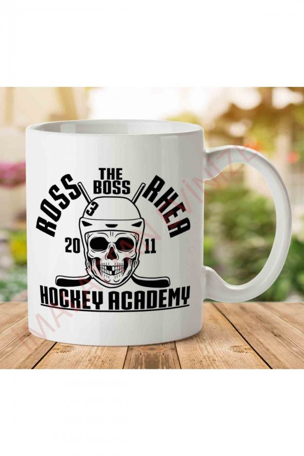 1-1908 Ross The Boss Hockey Academy İki Tarafı Baskılı Kupa Bardak