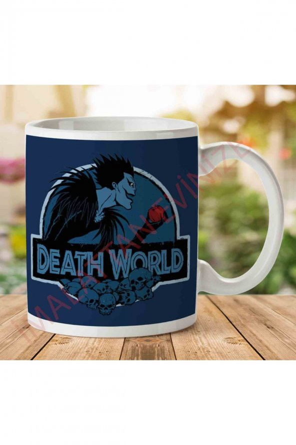 1-1911 Ryuk Shinigami God Of Death Death Note Jurassic Park İki Tarafı Baskılı Kupa Bardak
