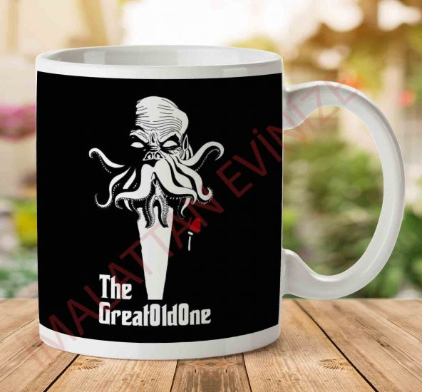 1-2188 The Great Old One Cthulhu İki Tarafı Baskılı Kupa Bardak
