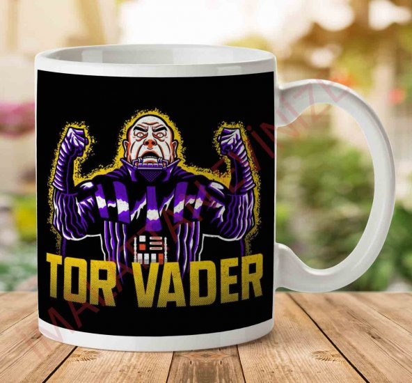 1-2223 Tor Vader Software Sith Lord Star Warsjpeg İki Tarafı Baskılı Kupa Bardak