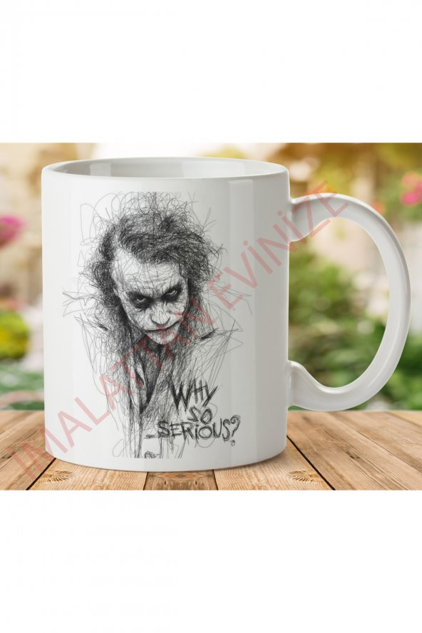 1-248 KARAKALEM JOKER İki Tarafı Baskılı Kupa Bardak