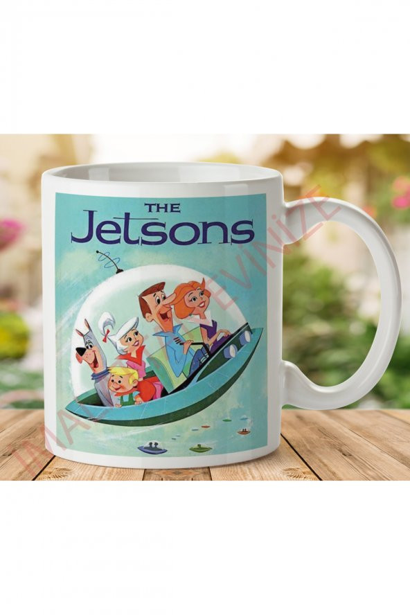 1-249 THE JETSONS İki Tarafı Baskılı Kupa Bardak