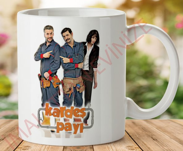 1-259 KARDEŞ PAYI İki Tarafı Baskılı Kupa Bardak