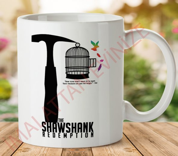 1-438 THE SHAWSHANK REDEMPTION İki Tarafı Baskılı Kupa Bardak