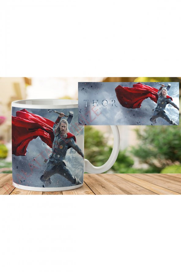 1-599 THOR İki Tarafı Baskılı Kupa Bardak